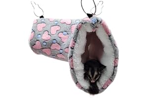 Oncpcare Tunnel da Appendere per Piccoli Animali, Giocattoli da Criceto, Zucchero, Amaca, Accessori per Biancheria da Letto per Chinchilla Furetto Scoiattolo, porcellino d'India, Ratto