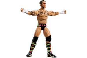 WWE Main Event Series - Statuetta articolata, 15,2 cm, figure CM Punk