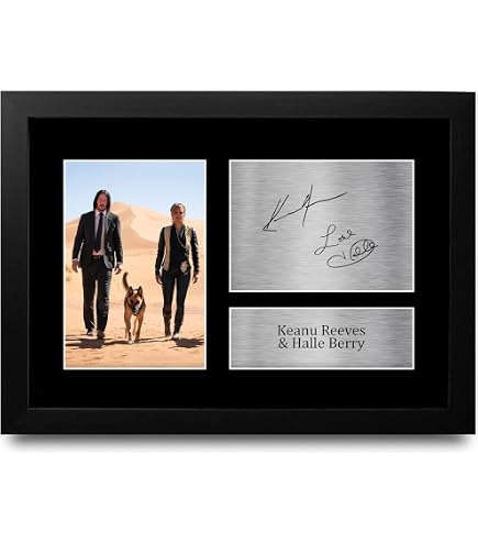 HWC Trading A4 Keanu Reeves The Matrix Neo Regali Stampati Autografo Firmato Immagine Per Gli Appassionati Di Memorabilia Di Film