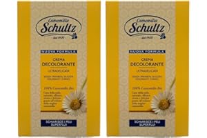 FEI FAN Crema Decolorante Ultradelicata, 100% Camomilla Bio, Schiarisce i Peli Superflui, 50 + 25ml (2 Unità)