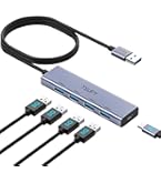 TSUPY USB-hub 3.2 Gen 2, USB-hub 10 Gbps, USB-splitter 4 poorten met 120 cm lange kabel, multi-USB-aluminium behuizing voor pc, laptop, MacBook TSUPY USB-hub 3.2 Gen 2, USB-hub 10 Gbps, USB-splitter 4 poorten met 120 cm lange kabel, multi-USB-aluminium behuizing voor pc, laptop, MacBook