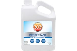 303 PRODUCTS Gel protector de UV para vinilo, plástico, goma, fibra de vidrio, piel y más – Repelente de polvo y suciedad, no tóxico, acabado mate