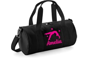 beyondsome Personalised Womens Girls Gymnastics Flip Gym Bag