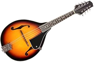 YINHING 8-String Mandolin Instrument, Basswood Top Steel Strings Rosewood Fingerboard Bridge Guitar Music Instruments with Nickel-Plated Tuner for Beginners & Professionals