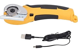 SPACNANA Cordless Electric Scissors ABS Handheld Electric Craft Fabric Cutting Tool for Cloth Carpet Leather 240 Rpm