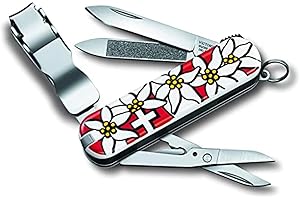 Victorinox, Nail Clip 580, Coltellino Svizzero, Originale, Multiuso, Campeggio, 8 Funzioni, Lama, piccola, Lima per unghie