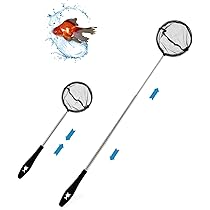 2 Retini Per Acquario Regolabili - Retino Da Pesca Per Pesci E Gamberetti Con Manico Telescopico - Foto 7