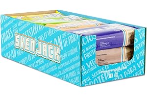 SVENJACK Sven Jack (Energy Cake) 12er Fix Box A - Original Fitness Riegel mit verschiedenen Sorten zum Probieren - der Oatmeal Sattmacher - 12x 125g (1,5kg)
