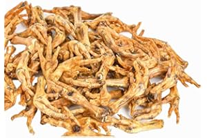 Dei NATURE Zampe di gallina per cani CONFEZIONE DA 1 KG Carne essiccata,Snack per cani Adatto dieta Barf
