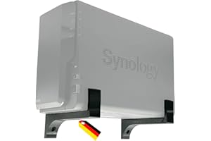 MECHONIX Halterung für Synology Diskstation DS224+, DS223, DS225+, DS211+, DS212, DS212+, DS213, DS213+, DS214, DS214play, DS216, DS216+, DS216+II, DS218, DS218+, DS220+, Made in Germany