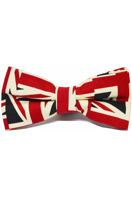 Cravate Union Jack - Grande-Bretagne - Rouge - King & Priory - Neuf Avec étiquette