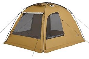 Naturehike Tenda Campeggio 2-4 & 3-6 posti Tenda Cucina Campeggio con Camino PU3000mm Tenda da sole impermeabile per la casa, adatta per viaggi in auto, zaino in spalla e campeggio