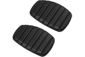 Aeipou 2 fundas para pedal de freno de coche, almohadilla de goma para embrague de coche, cubierta manual para Renault Trafic Clio Vauxhall Vivaro Megane Kangoo Laguna Opel Modus Primastar Espace