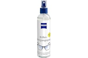 Zeiss - Spray nettoyant pour lunettes - Contenance : 240 ml - Pour un nettoyage en douceur et en profondeur de vos verres - Sans alcool
