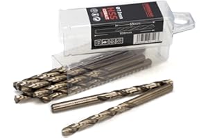 Ferrcan- Forets pour métal HSS DIN338 M35 cobalt de 3-7mm (pack de 10 unités) (7mm)