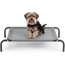 Coolaroo Ersatzbezug Für Erhöhtes Hundebett (Kingsize, Stahlgrau) – Waschbar, Atmungsaktiv, UV-beständig