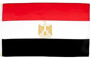 AZ FLAG Flagga Egypten 150x90 cm Banér Egyptisk Lätt Polyester 2 Öljetter
