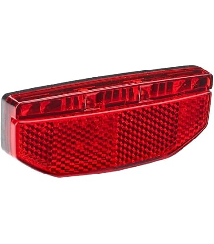 Feu Arrière Dynamo AXA Slim Steady – 50 Mm, épaisseur 20 Mm, Visible à 600 M, StVZO, Fonction Steady Light, étanche
