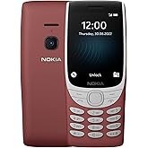 Nokia 8210 - Telefono Cellulare 4G, Display 2.8", Fotocamera, Bluetooth, Radio FM Wireless e lettore mp3, Interfaccia facile