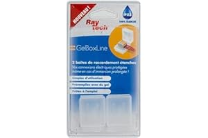 RAYTECH 2 Boitiers étanches Gelbox médium 30x38x26mm