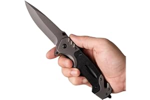 Galica Couteau pliant multiusages-Couteau Pliant 3 en 1- Couteau de Poche en Acier Inoxydable, Couteau multifonctions,. Un beau BéBé