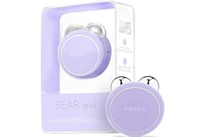 ‎FOREO FOREO BEAR mini Gezieltes Mikrostrom-Facelifting-Gerät - Gesichtsmassagegerät gegen falten - Gesicht & Jawline Trainer - Gesichtsmassage - Face lifting gerät-- Anti-Aging - Lavander