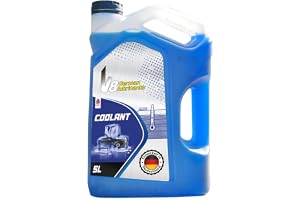 V8 German Lubricant Radiator Coolant Blue (5L) – Pre Mixed Ready to Use Long Life Engine Coolant | Anti-Corrosion & Overheating Protection | Ideal for Classic & Modern Vehicles