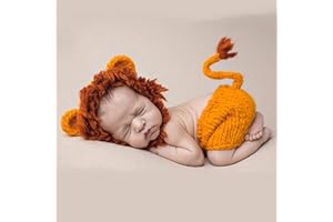 Cappotti In Maglia Costumi, Ruspela Costume Da Leone Carino Costume Fotografare Neonati Fotografico Per Neonati