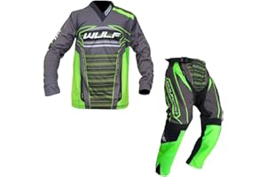 Wulfsport Forte 2020 MOTORRADKOMBI Kinder Motorrad Anzug Motocross ATV Quad Cross Rennen MX Jersey Hose Sport Bekleidung