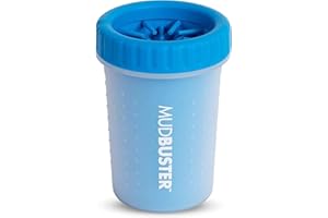 Dexas MudBuster Pfotenreiniger für Hunde, Größe M, Hellblau (Pro Blue)
