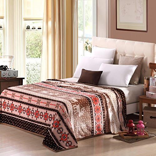 Korean Style flowers/Floral Keep Warm Thickened Polyester Blankets-N 150*200cm(59x79inch)