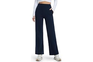 Libin Pantaloni Termici Donna Inverno Pantaloni Yoga Largo Foderato Pelliccia Casual Jogging con Tasche Caldo Sportivi Pantaloni