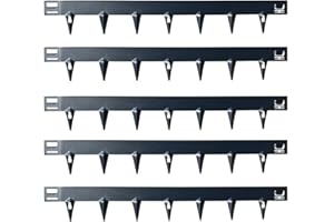 CORE EDGE Lawn Edging | Flexible Decorative Steel Edging Garden Border Edging Lawn Edging Strip Garden Border with a 65mm face height (Anthracite)