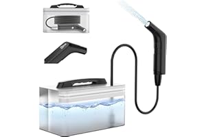 CISSIYOG Bidé Portátil,Bidé Eléctrico,Pulverizador Eléctrico de Mano para Bidé,Bidet de Mano Pulverizador Kit,2.3L,Recargable,Ducha Aerosol limpio,Ideal para Viajes,Unisexo