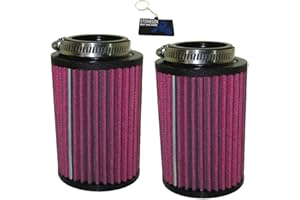 STONEDER 2x 43mm Air Pod Filters For Yamaha Banshee YFZ 350 ATV 26mm Stock Carbs