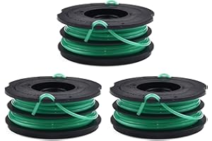 URPIZY Confezione da 3 pezzi Strimmer di ricambio per Black & Decker GL701 GL710 GL716 GL720 GL741 Cordless Trimmer Line