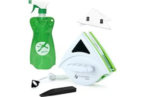 Double sided magnetic window cleaning kit UK DOUBLE GLAZING magnetic window cleaner for 20-30mm UK glass [GEKKOH CLEARGRIP] (Essentials Kit)