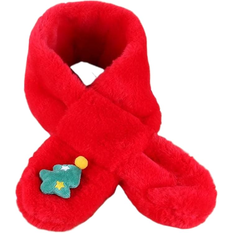 Écharpe En Peluche Pour Enfants - Chaude Et Douce - Grise - 80x10 Cm - Cadeau Idéal Pour L'hiver