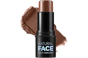 XINYUNXIN Crema Contour Matita con Evidenziatore, Blush Stick e Bronzer Contour, Impermeabile Leggero Multifunzionale Makeup Stick Bronzer Contour e Shimmer Pearl Highlighter per Cheeks e Labbra (#06)