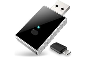 YESLUSY 2 w 1 Bezprzewodowy Adapter CarPlay i Android Auto, Obsługuje WiFi 6 (2,4 GHz + 5 GHz) i Bluetooth 4,2 + 5,4, Konwersja Przewodowa na Bezprzewodową, Plug & Play