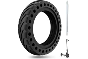 OUXI Xiaomi M365 Solid Tyre, Puncture Proof Electric Scooter Tyres Tire Replacement Wheel 8.5 Inch Explosion Proof Rubber Honeycomb Front/Rear for Xiaomi Mijia M365 Pro (1PCS)