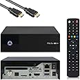 AB Cryptobox PULSe 4K Mini UHD Satellite Receiver (DVB-S2X Tuner, Linux E2, 1GB RAM, 8GB Flash, HDMI, CI, CA Card Reader, MicroSD Slot, LAN, Black, Remote Control, Wally Receiver)