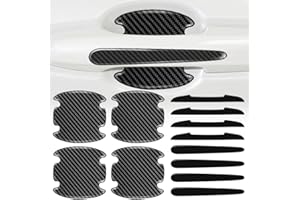 NAVESO 12 Pcs Protecteur de Poignée de Porte de Voiture, Film de Protection de Peinture de Voiture, Protection Anti-Rayures pour poignée de Porte de Voiture, Protecteur de Porte pour Divers Véhicules