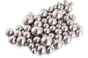 LOKIH Edelstahlkugeln Solide 304 Ideal Zum Dekorieren, Weiterverarbeiten Und Zum Basteln,10mm（120pcs）