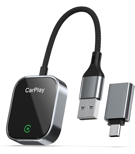 Carlinkit Adattatore HDMI per Auto con CarPlay - Convertitore HD per