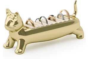 Umbra ALI - Porte-Bagues en Forme De Chat Laiton