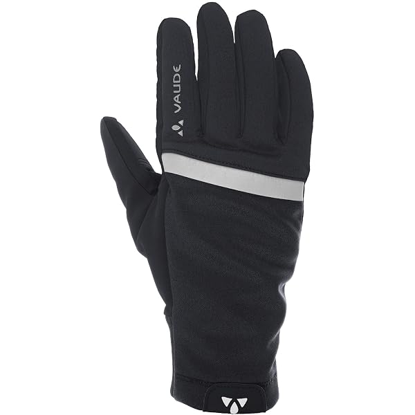 VAUDE Handschuh Tura Gloves II, wasserdicht, Winddicht und atmungsaktiv, sehr warm mit Primaloft® Wattierung, Black, 6 Fashion
