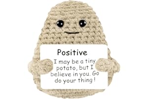 Aolso Mini Giocattoli di Patate, Divertente Bambola di Lana, Maglieria Potato per Decorazione Ufficio, Peluche per Regali di Compleanno