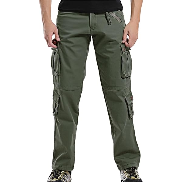 Pantalon Cargo Tactique Homme Hiver - Doublure Polaire, Imperméable, Extensible - Multi-poches Pour Randonnée Et Travail - 5