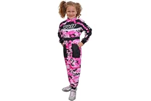WULFSPORT KIDS CAMO KART SUIT Wulfsport Junior Kids Kart Suit Rennanzug in Tarnoptik für Motocross, Quad, Sport, Rennen